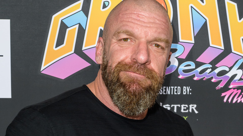 Triple H at an event