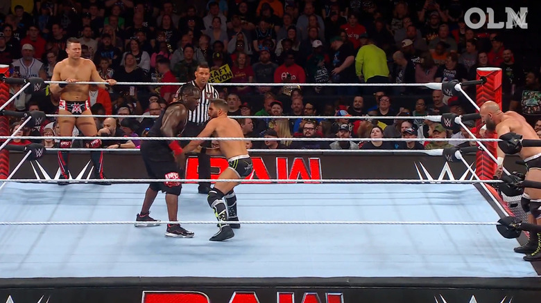 The four men in the ring