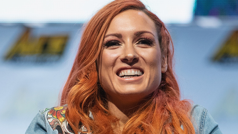 Becky Lynch smiling