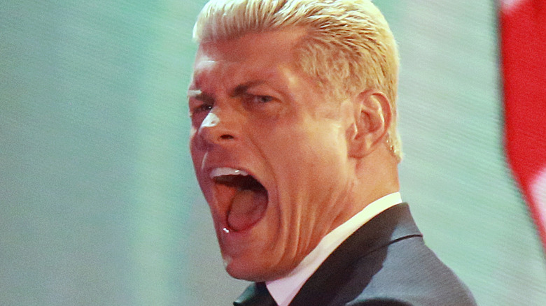 Cody Rhodes shouting