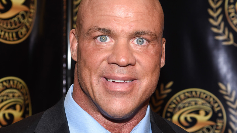 Kurt Angle smiling