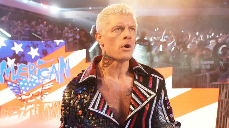 Cody Rhodes making his entrance