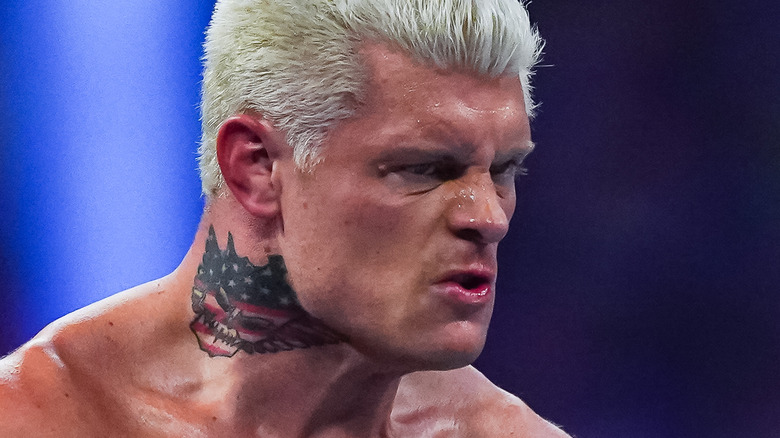 Cody Rhodes Looking Angry 