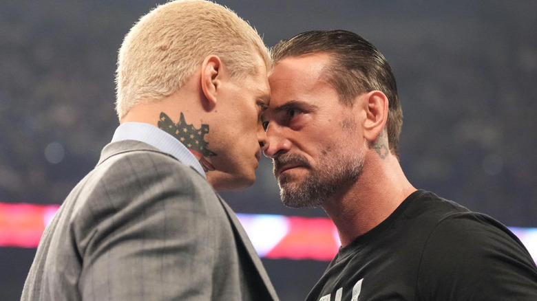 Cody Rhodes and CM Punk coming face-to-face