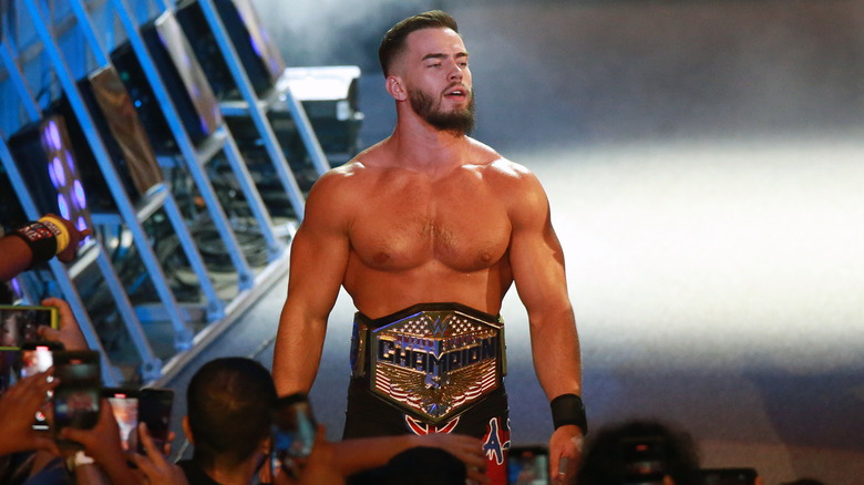 Austin Theory, before he shaved his head