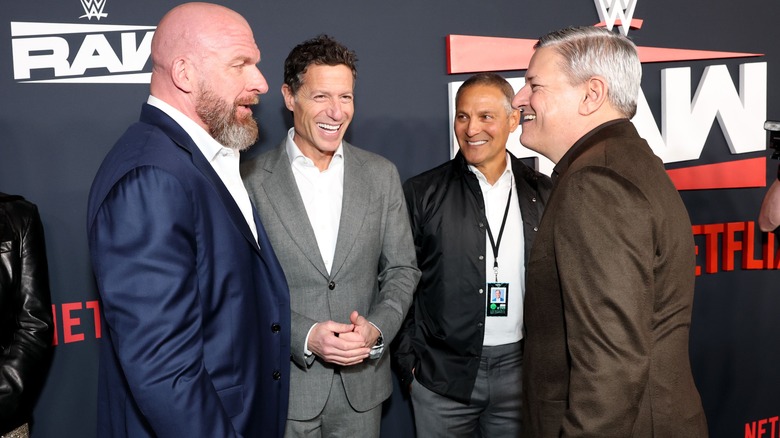 Triple H, Mark Shapiro, Ari Emmanuel, Ted Sarandos