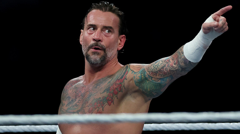 CM Punk pointing