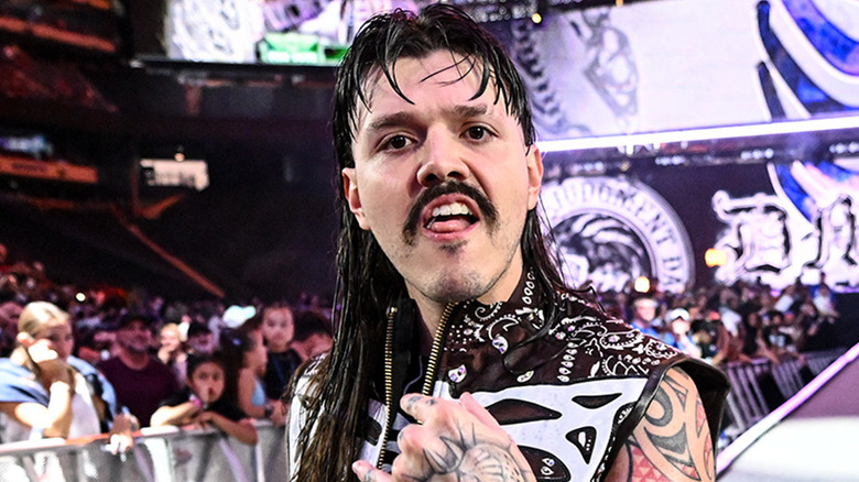 Dominik Mysterio making his way to the ring at WWE SummerSlam 2025