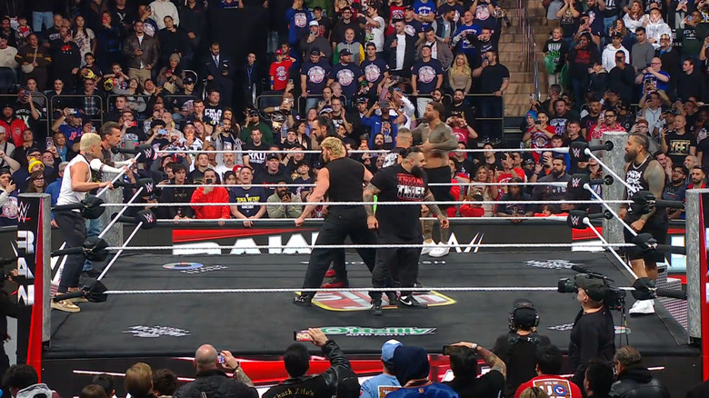 The two parties staring each other down