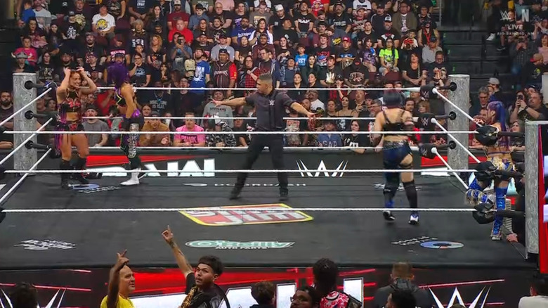 All four men in the ring