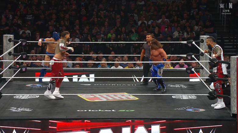 The four men in the ring