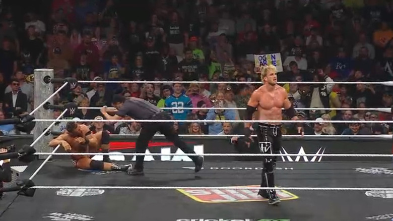 Knight and Paul in the ring