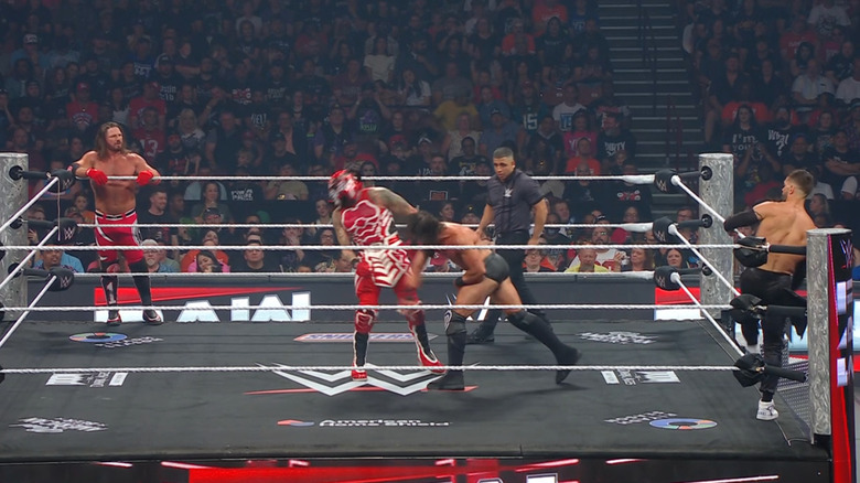 The four men in the ring