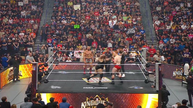 The four men in the ring