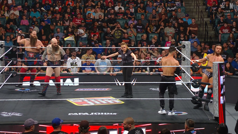 The four men in the ring
