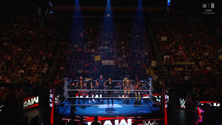 Judgment Day and New Day in the ring