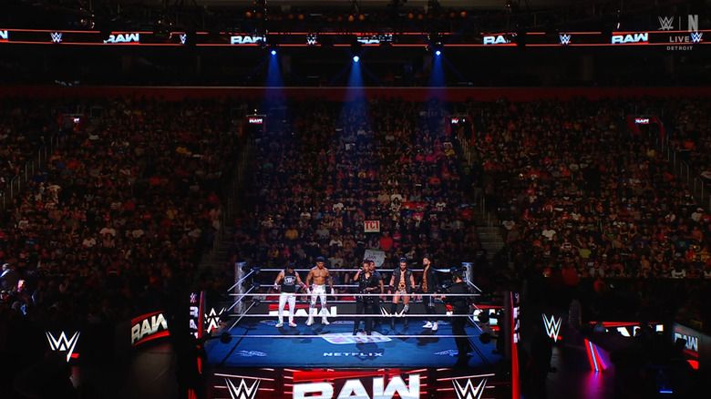 The four men in the ring
