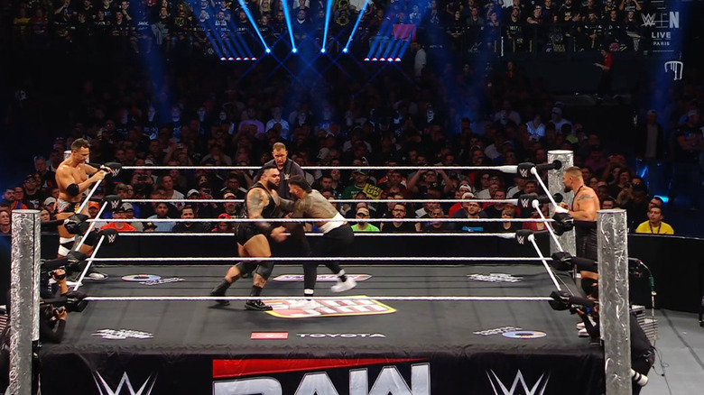 The four men in the ring