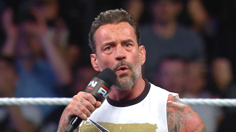CM Punk cuts a promo