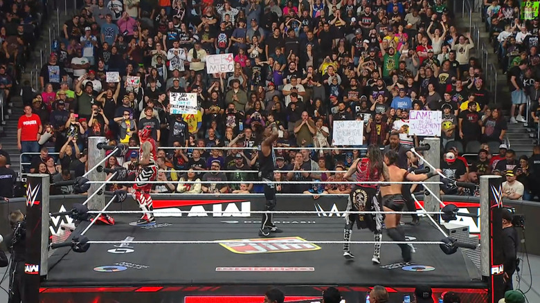 All four men in the ring