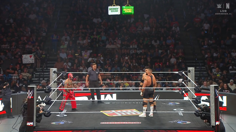 All three men in the ring