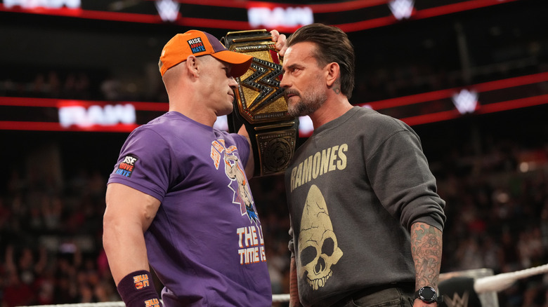 John Cena and CM Punk debating who's the bigger hypocrite