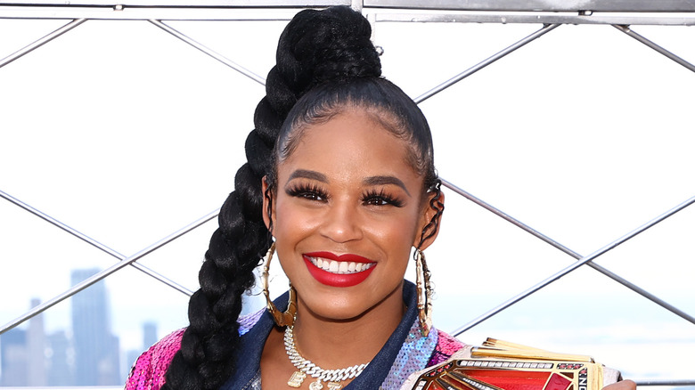 Bianca Belair At A Promotional Event