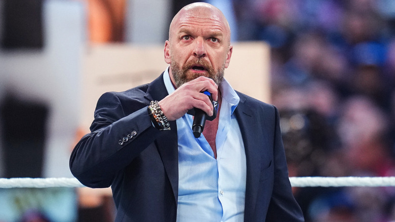 Paul "Triple H" Levesque in a WWE ring
