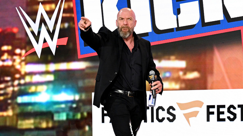 Paul Levesque at the WWE Kickoff event at Fanatics Fest