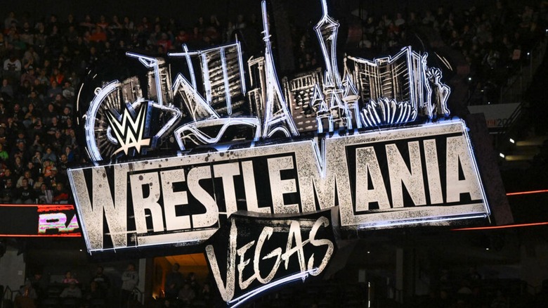 WrestleMania 42 sign on 