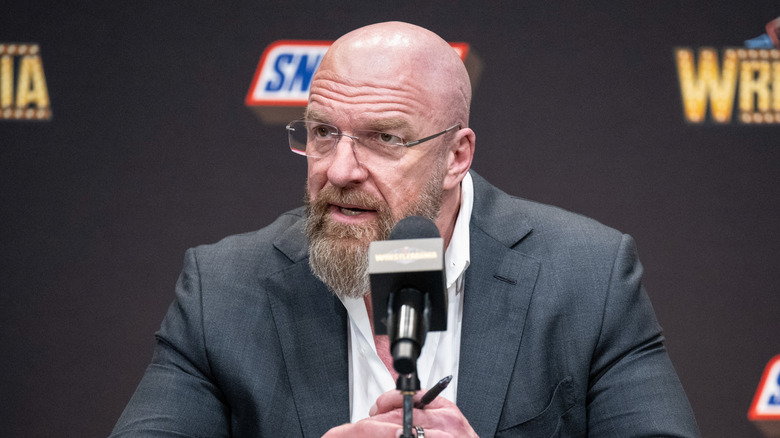 Triple H at WrestleMania 41 post-show press conference