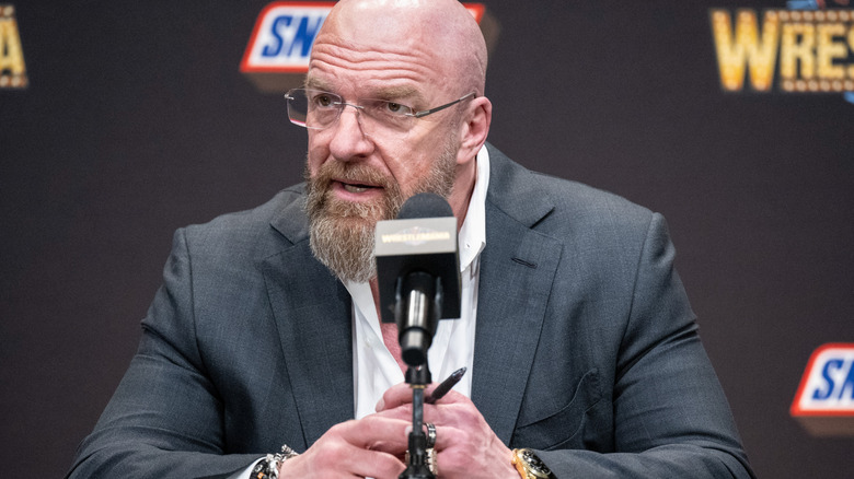 Triple H at WrestleMania 41 post-show press conference