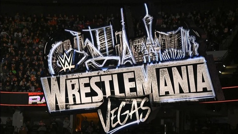 WWE WrestleMania 42 sign