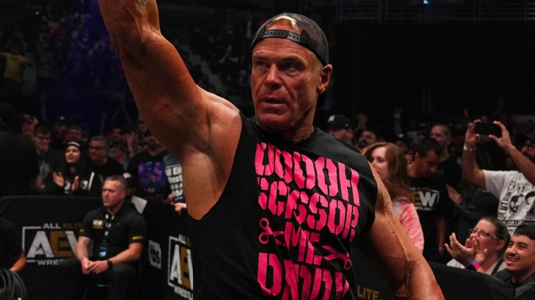 Billy Gunn ringside for The Acclaimed