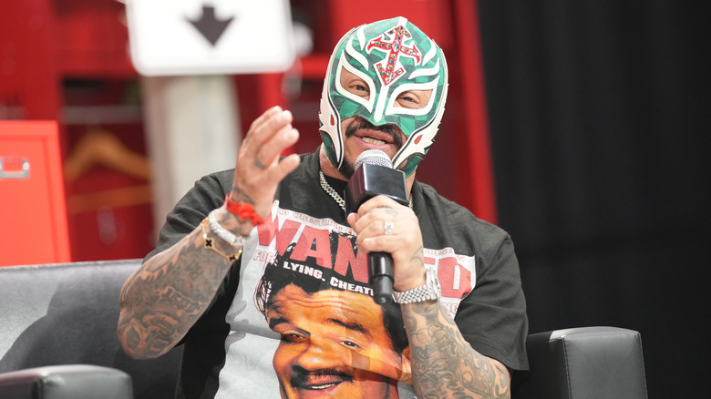 Rey Mysterio talking