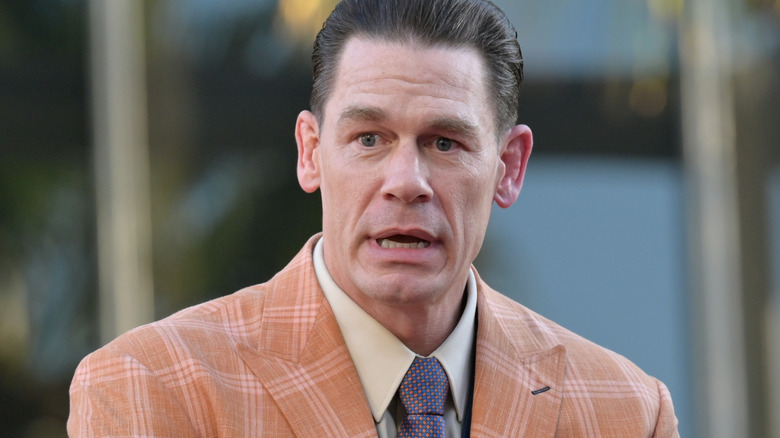 John Cena wearing a suit