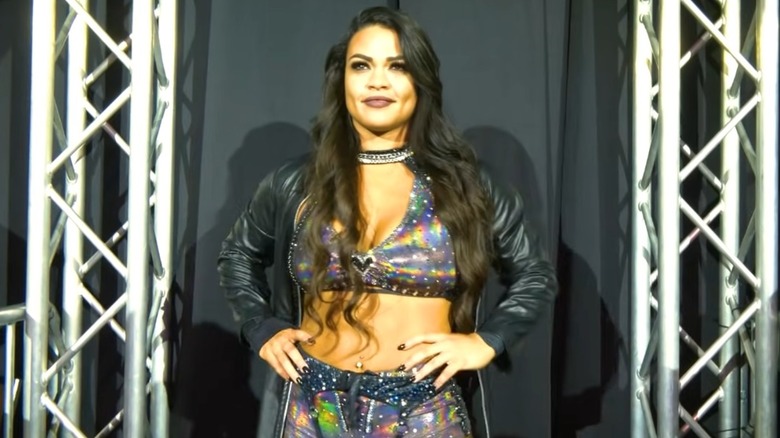 Nikki Blackheart making his entrance