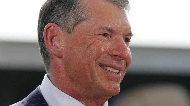 Vince McMahon smiling