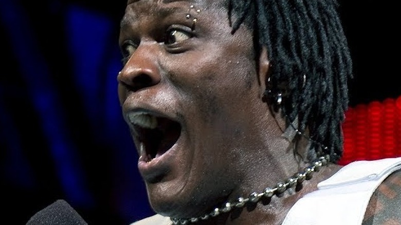 R-Truth cutting a promo