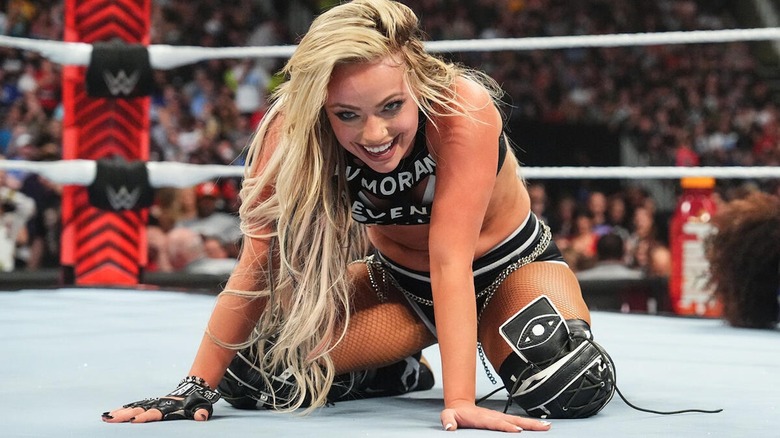 Liv Morgan looking sinister in the ring