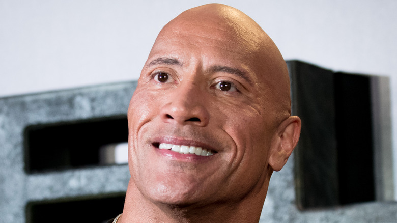 The Rock At A Black Adam Red Carpet Event