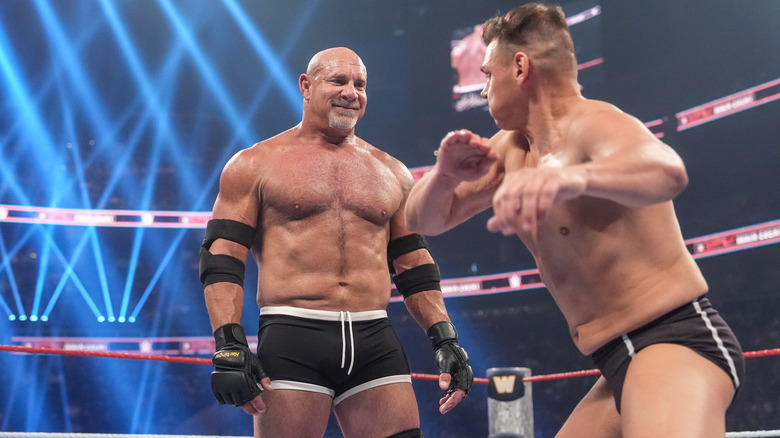 Goldberg awaits a chop from Gunther