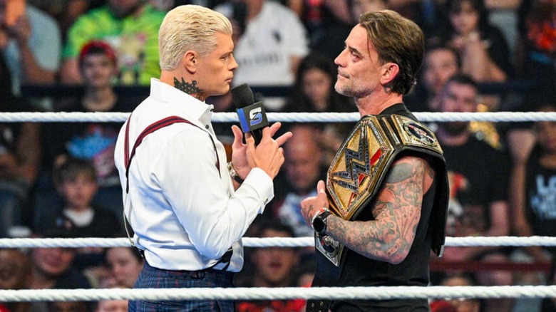 Cody Rhodes and CM Punk on WWE SmackDown