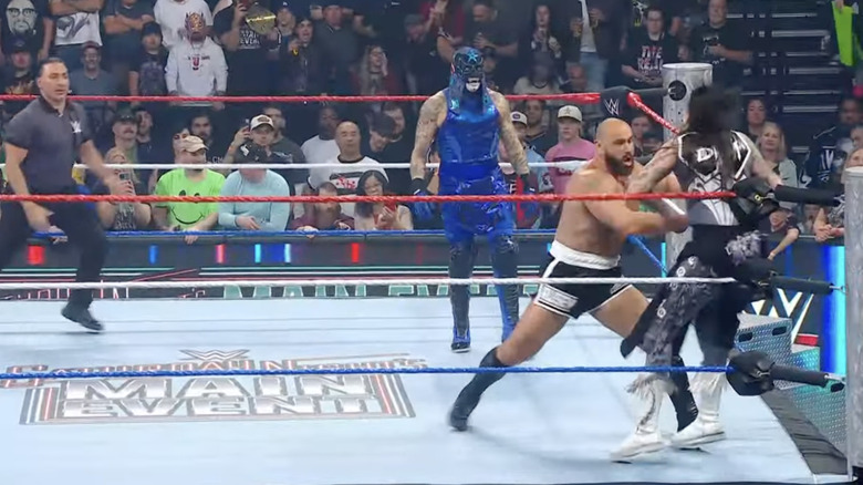 All three men in the ring