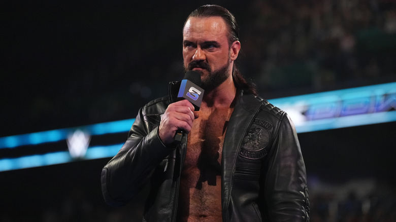 McIntyre speaking in the ring