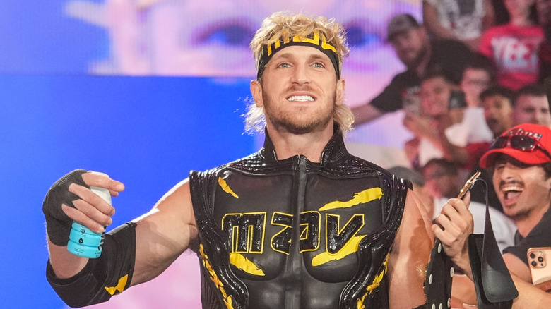Logan Paul entrance at Saturday Night's Main Event