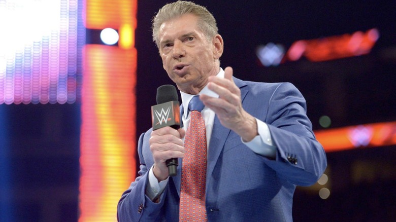 Vince McMahon speaking in WWE