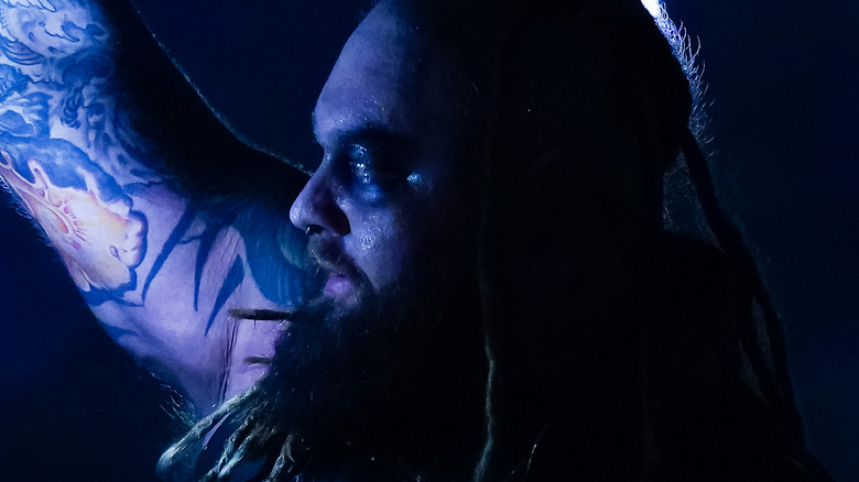 Bray Wyatt during his entrance at WWE Royal Rumble