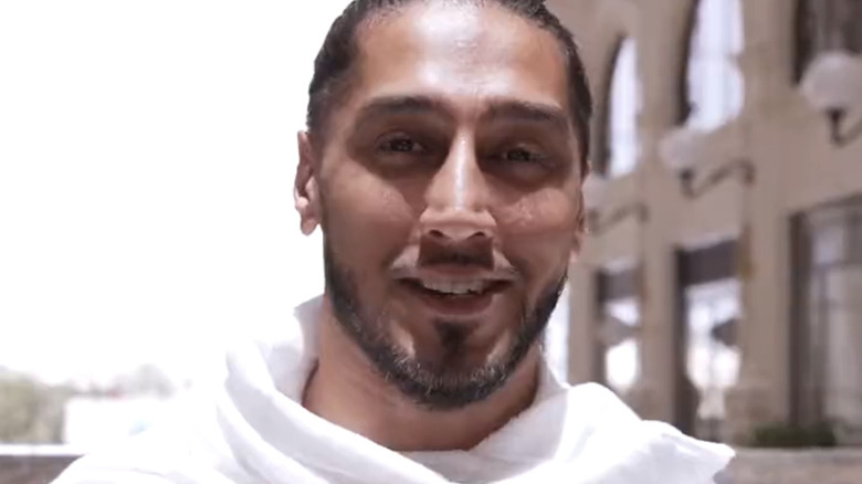 Mustafa Ali smiling