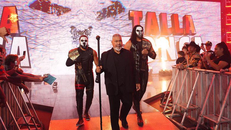 The MFTs and Haku make their way to the ring on "WWE SmackDown"